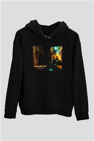 Guild Wars Siyah Unisex Hoodie