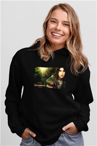 Guild Wars Siyah Unisex Hoodie