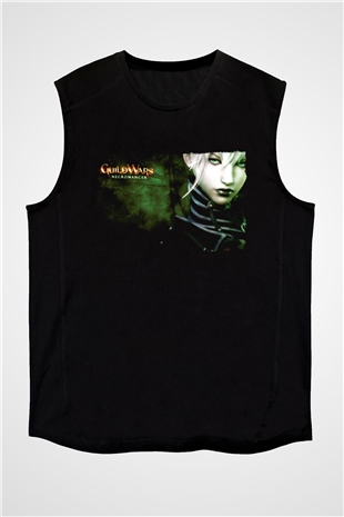 Guild Wars Siyah Unisex Kolsuz Tişört