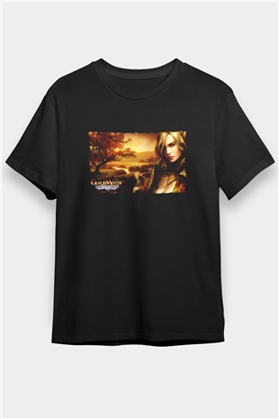 Guild Wars Siyah Unisex Tişört T-Shirt