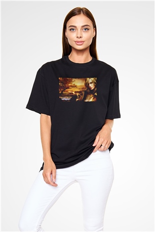 Guild Wars Siyah Oversize Tişört Oversize T-shirt