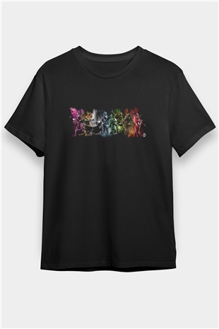 Guild Wars Siyah Unisex Tişört T-Shirt