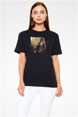 Guild Wars Siyah Unisex Tişört T-Shirt