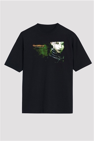 Guild Wars Siyah Oversize Tişört Oversize T-shirt