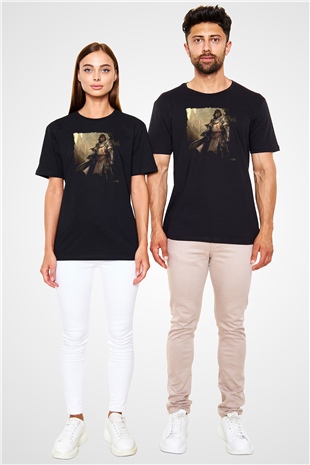 Guild Wars Siyah Unisex Tişört T-Shirt