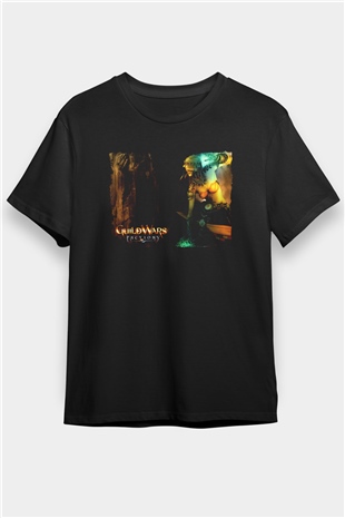 Guild Wars Siyah Unisex Tişört T-Shirt