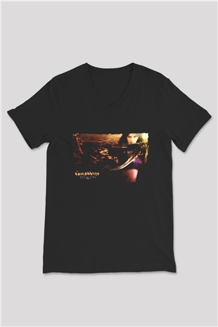 Guild Wars Siyah Unisex V Yaka Tişört