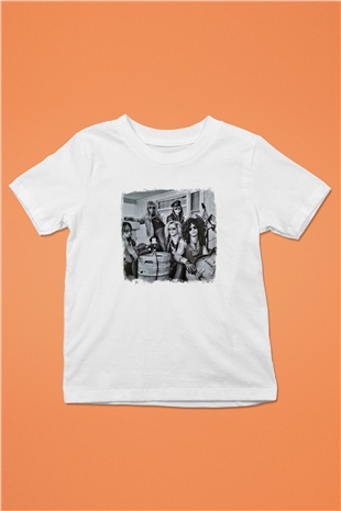 Guns N Roses Baskılı Unisex Beyaz Çocuk Tişört