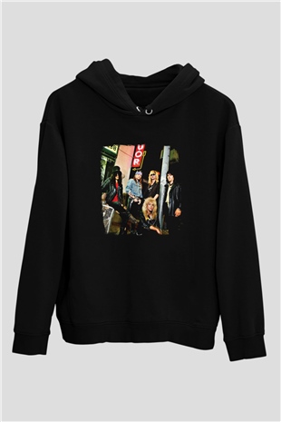 Guns N Roses Baskılı Unisex Siyah Hoodie