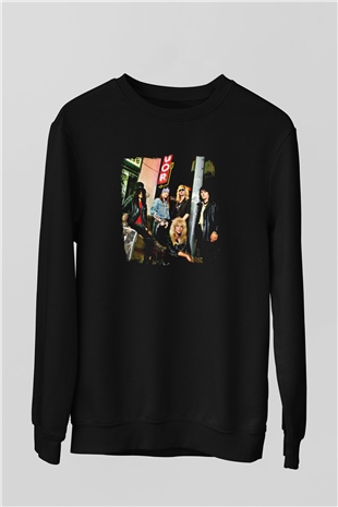 Guns N Roses Baskılı Unisex Siyah Sweatshirt