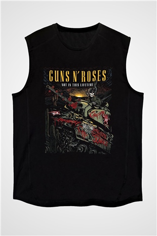 Guns N’ Roses Siyah Unisex Kolsuz Tişört