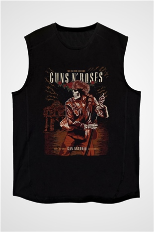 Guns N’ Roses Siyah Unisex Kolsuz Tişört