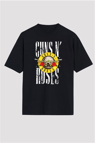 Guns N’ Roses Siyah Unisex Oversize Tişört T-Shirt
