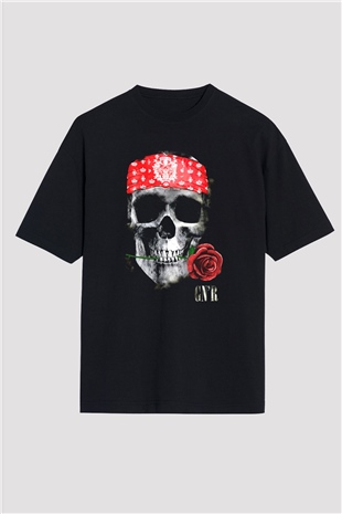 Guns N’ Roses Siyah Unisex Oversize Tişört T-Shirt