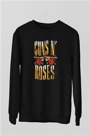 Guns N’ Roses Siyah Unisex Sweatshirt