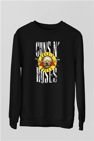 Guns N’ Roses Siyah Unisex Sweatshirt