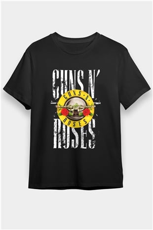 Guns N’ Roses Siyah Unisex Tişört T-Shirt - TişörtFabrikası