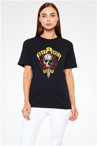 Guns N’ Roses Siyah Unisex Tişört T-Shirt - TişörtFabrikası