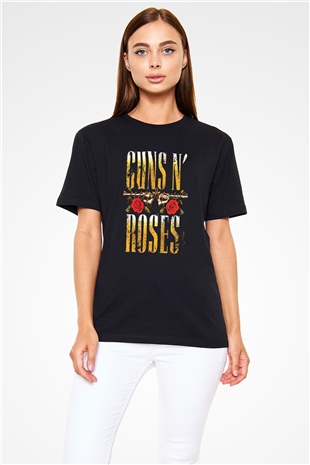 Guns N’ Roses Siyah Unisex Tişört T-Shirt - TişörtFabrikası