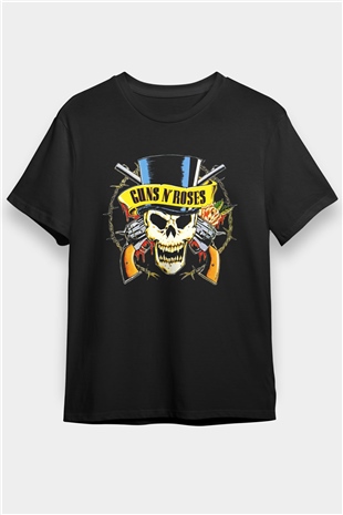 Guns N’ Roses Siyah Unisex Tişört T-Shirt - TişörtFabrikası