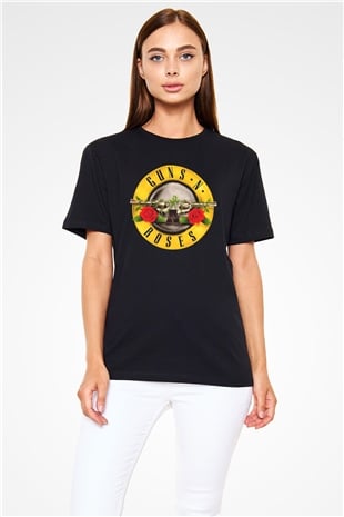 Guns N Roses Siyah Unisex Tişört T-Shirt - TişörtFabrikası