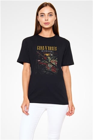 Guns N’ Roses Siyah Unisex Tişört T-Shirt - TişörtFabrikası
