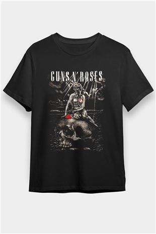 Guns N’ Roses Siyah Unisex Tişört T-Shirt - TişörtFabrikası