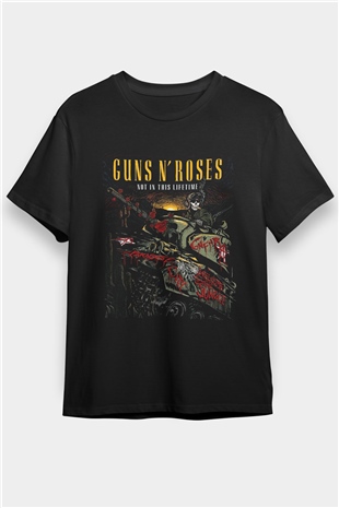 Guns N’ Roses Siyah Unisex Tişört T-Shirt - TişörtFabrikası