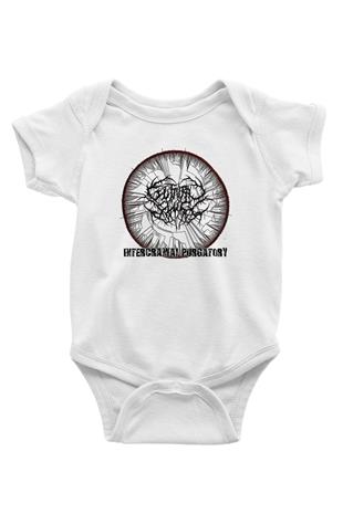 Guttural Slug Baskılı Beyaz Unisex Bebek Body - Zıbın