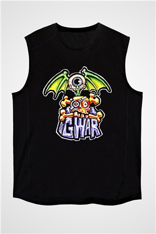 Gwar Siyah Unisex Kolsuz Tişört
