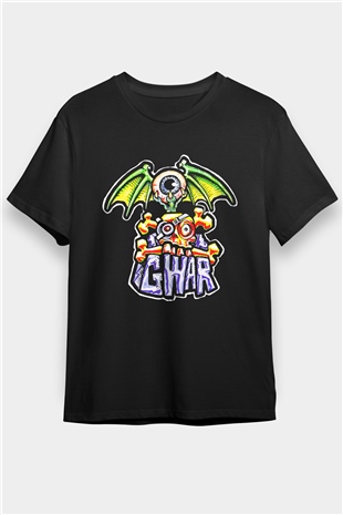 Gwar Siyah Unisex Tişört T-Shirt - TişörtFabrikası