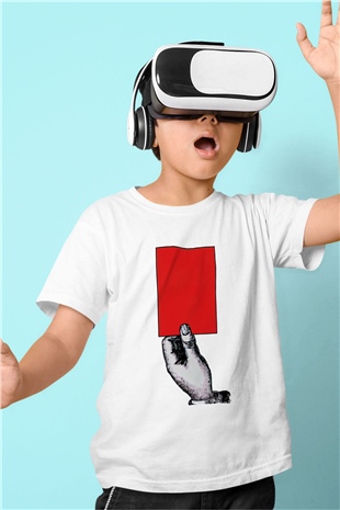 Hakem Beyaz Unisex Çocuk Tişört
