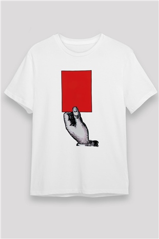 Hakem Beyaz Unisex Tişört T-Shirt - TişörtFabrikası