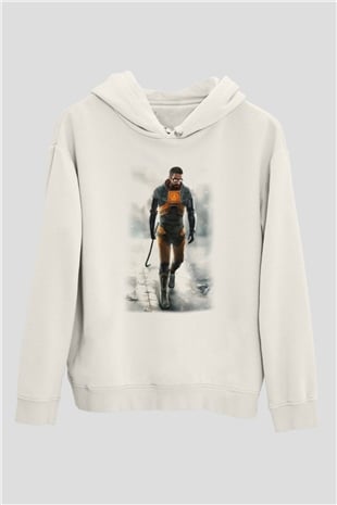 Half-Life Beyaz Unisex Hoodie