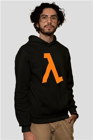 Half-Life Siyah Unisex Hoodie