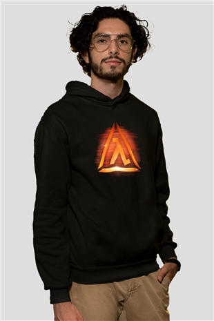 Half-Life Siyah Unisex Hoodie