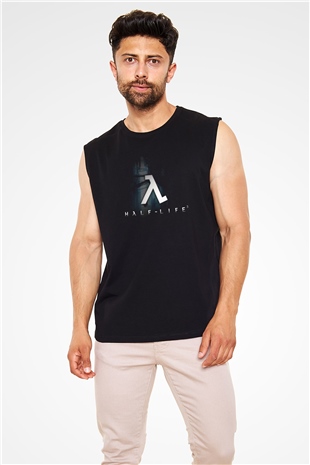 Half-Life Siyah Unisex Kolsuz Tişört