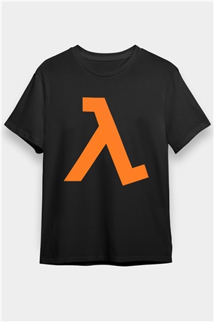 Half-Life Siyah Unisex Tişört T-Shirt