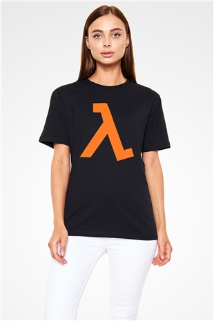 Half-Life Siyah Unisex Tişört T-Shirt