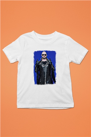 Halford Baskılı Unisex Beyaz Çocuk Tişört