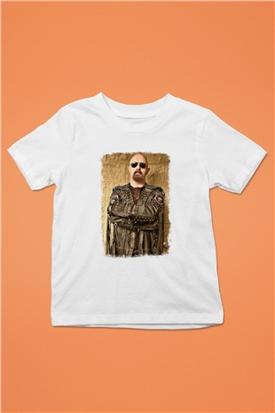 Halford Baskılı Unisex Beyaz Çocuk Tişört