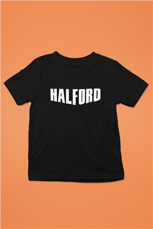 Halford Siyah Unisex Çocuk Tişört