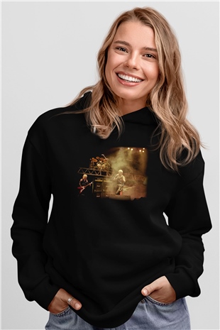 Halford Siyah Unisex Hoodie