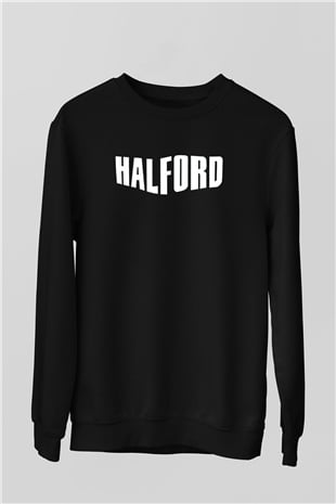 Halford Siyah Unisex Sweatshirt