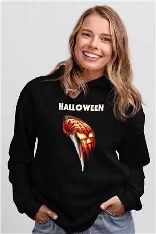 Halloween Siyah Unisex Hoodie