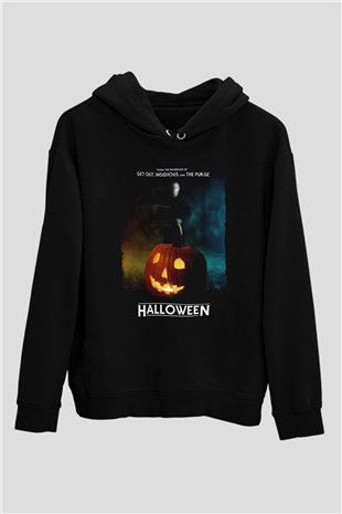 Halloween Siyah Unisex Hoodie