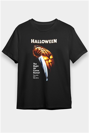 Halloween Siyah Unisex Tişört T-Shirt