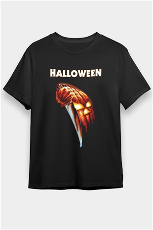 Halloween Siyah Unisex Tişört T-Shirt
