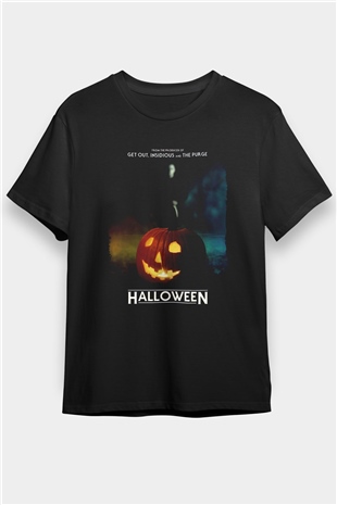 Halloween Siyah Unisex Tişört T-Shirt