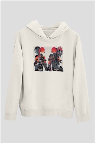 Halo Wars Beyaz Unisex Hoodie